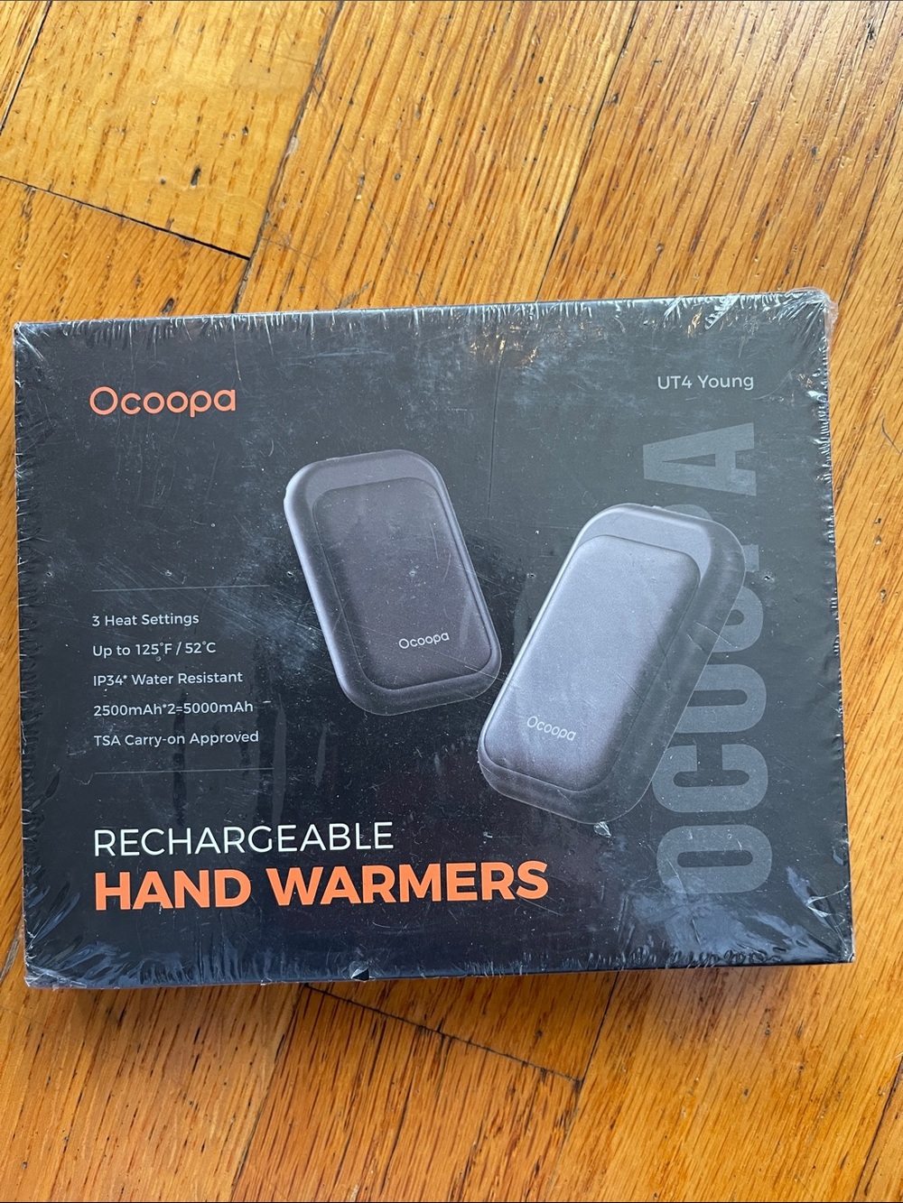 Black Rechargeable Hand Warmers - Dual Pack